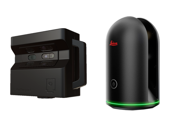 Equipamento Matterport usado para fazer as medições e fotograficas 3D.